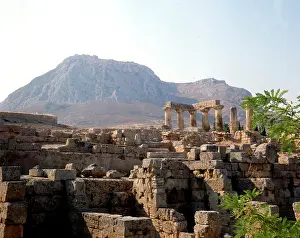 Corinth Archaeological Site Imprime: Ancient Corinth