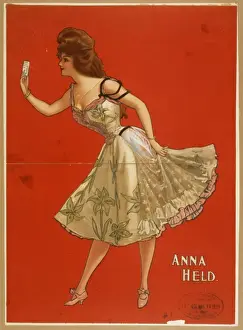 Antique Posters For Sale Imprime: Anna Held