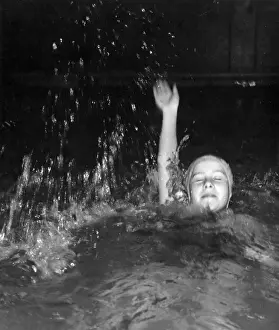 Female Swimmer Imprime: BACKSTROKE