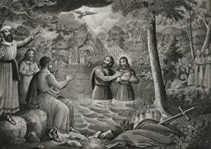 Jesus Baptism Imprime: The baptism of our savior