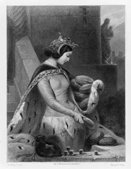 Medieval Queen Imprime: BATHILDE ( - 680)