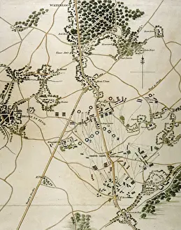 Batalla De Waterloo Imprime: Plan de Batalla / Waterloo