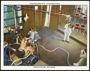 Vintage TV Production Imprime: Bbc TV Studio