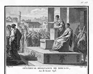 Ancient Rome Politics Imprime: Bibulus Opposing Caesar