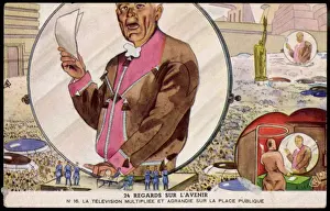 Historical Science Inventions Imprime: Big-Screen Broadcasting