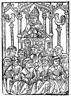 Christian Clergyman Imprime: Bishop Preaching