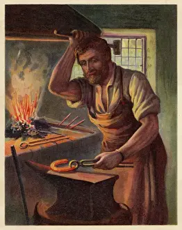 Village Blacksmith Imprime: Blacksmith / Chatterbox