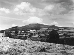 Dartmoor Landscape Imprime: Bonehill Down