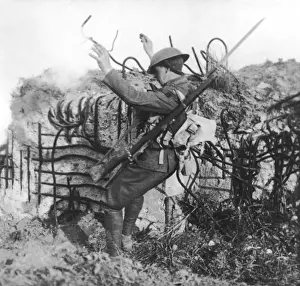 WW 1 Historical Images Imprime: Booby Trap