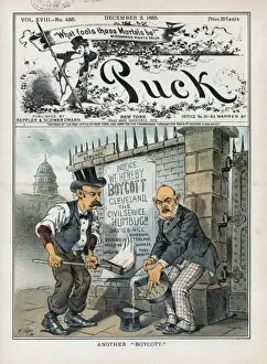 Puck Magazine Illustrations Online Imprime: Another boycott