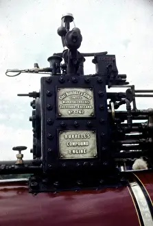Steam Powered Transportation Imprime: Burrell compound steam engine