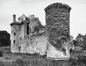 Impresiones de Castillo de Caerlaverock en Dumfries y Galloway (no se encuentra), Escocia Castillo Imprime: Castillo de Caerlaverock