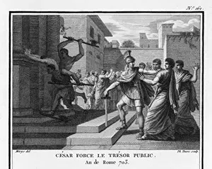 Julius Caesar Illustration Imprime: Caesar in Rome