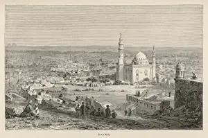 Middle East Cities Imprime: Cairo General View