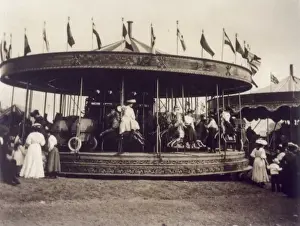 Hampstead Heath Fair Imprime: Carousel Hampstead