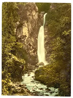 Historical Photochrom Prints Imprime: Cascade de Dare