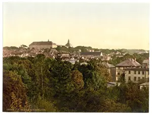 Castle In Thuringia Imprime: The castle, Gotha, Thuringia, Germany