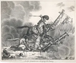 British Cavalry Charge Imprime: Charging the Enemy