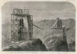 Isambard Kingdom Brunel Imprime: Puente Clifton de Suspensión