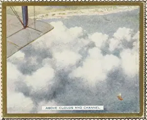 Cloudy Skies England Imprime: Clouds over Channel