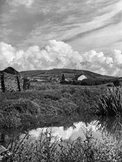 Dorset Countryside Imprime: Clouds over Dorset