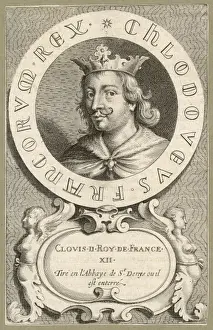 Medieval French Monarchs Imprime: CLOVIS II