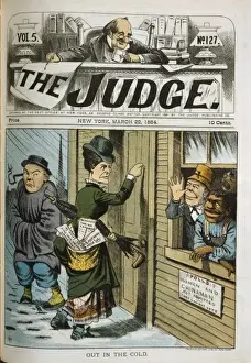 Voting Rights Illustration Imprime: Out in the cold