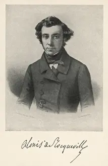 French Philosopher History Imprime: Comte De Tocqueville