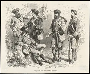 US Civil War Images Imprime: Confederate Irregulars