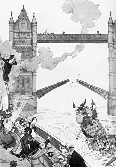 Consecuencias; ilustración de William Heath Robinson
