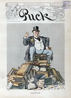 Puck Magazine Illustrations Imprime: Conservatism