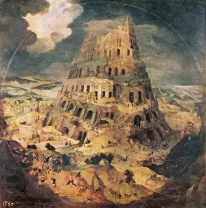Tower Of Babel Art Imprime: Construction of the Tower of Babel