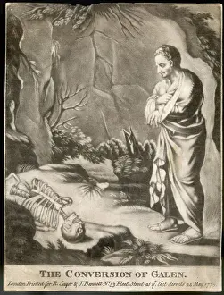 Historical Medical Illustrations Imprime: Conversion of Galen