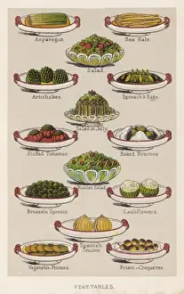 Vegetable Dishes Imprime: Cooked Vegetables