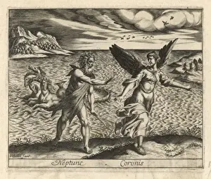 Ancient Greek Gods And Goddesses Imprime: Coronis (Crow)