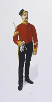 British Military Uniform Imprime: Corporal - 3rd Dragoon Guards