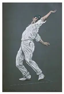 Australian Cricketer Imprime: A Cotter - Cricketer
