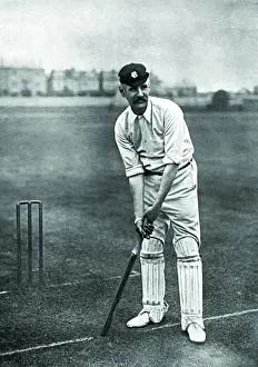 Historical Cricket Players Imprime: Cricketer, Barnes