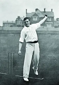 Historical Cricket Images Imprime: Cricketer, Bathurst