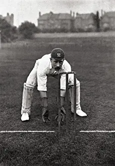 Cricket History Imprime: Cricketer, Butt