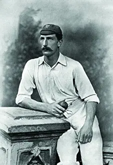 Historical Cricket Players Imprime: Cricketer, C. A. Smith