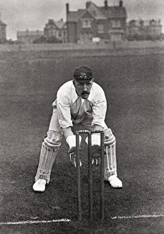 Lancashire Cricketer Imprime: Cricketer, C. Smith
