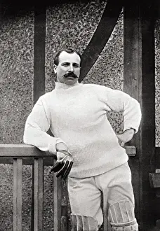 Historical Cricket Players Imprime: Cricketer, Chapman