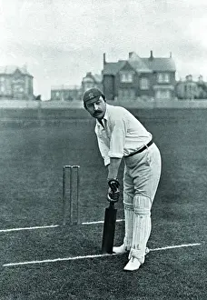 Vintage Cricket Players Imprime: Cricketer, Newham