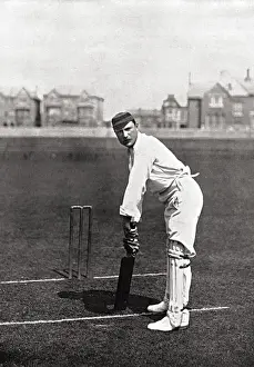 Historical Cricket Players Imprime: Cricketer, Painter