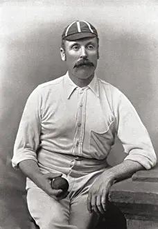 Historical Cricket Players Imprime: Cricketer, Rawlin