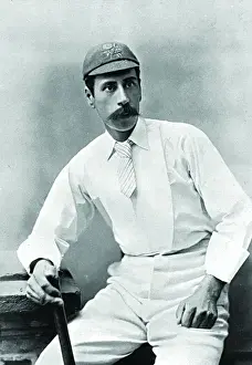 Historical Cricket Players Imprime: Cricketer, Smith