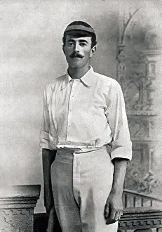 Historical Cricket Players Imprime: Cricketer, Studd