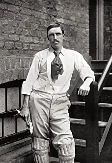Historical Cricket Players Imprime: Cricketer, Trott
