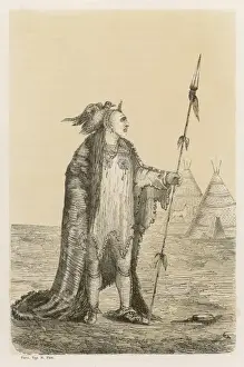 Indigenous Peoples Art Imprime: CROW CHIEF